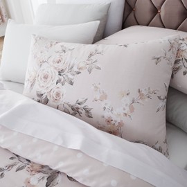 Catherine Lansfield Canterbury Easy Care, Blush, German Small Single Duvet Set