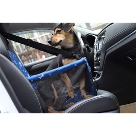 Myuilor Pet Dog Car Booster Seat Carrier,Portable Foldable Carrier with Seat Belt for Dog Cat up to 30lbs …