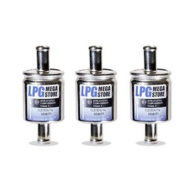 3 x Gas Filter 14 mm Car Gas, LPG, GPL Filter Universal