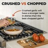 Zulay Kitchen Premium Garlic Press - Durable Garlic Masher with