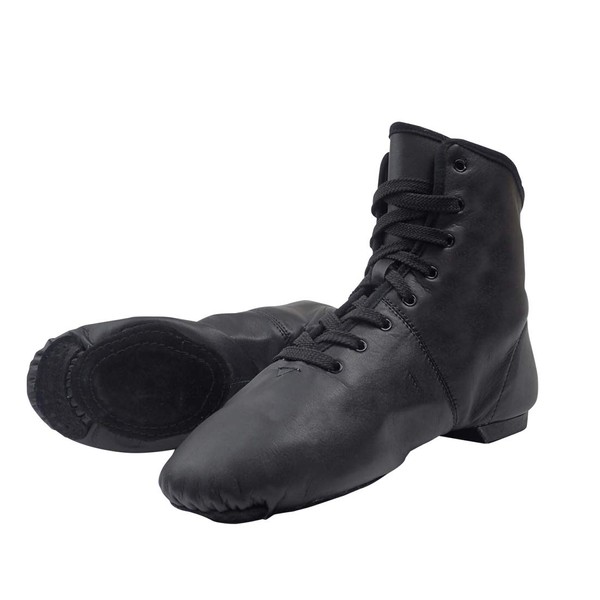 Zum ZJB5 Jazz Shoes, Jazz Boots, Suede Sole, black