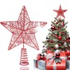 Tree Crown Star Tree Topper Hollowed Christmas Tree Topper Star