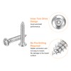 sourcing map #6 x 3/4" Torx Security Screws, 20pcs Button