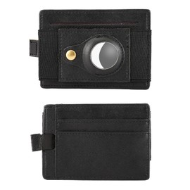 Onunaf Wallet for Men Compatible with AirTag,Cash Credit Card Bifold Wallet,Minimalist RFID Blocking Slim Front Pocket Wallet for Men Women