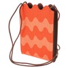Marimekko Rocki Mini Shoulder Bag, Crossbody Lokki Pocket Bag, red,