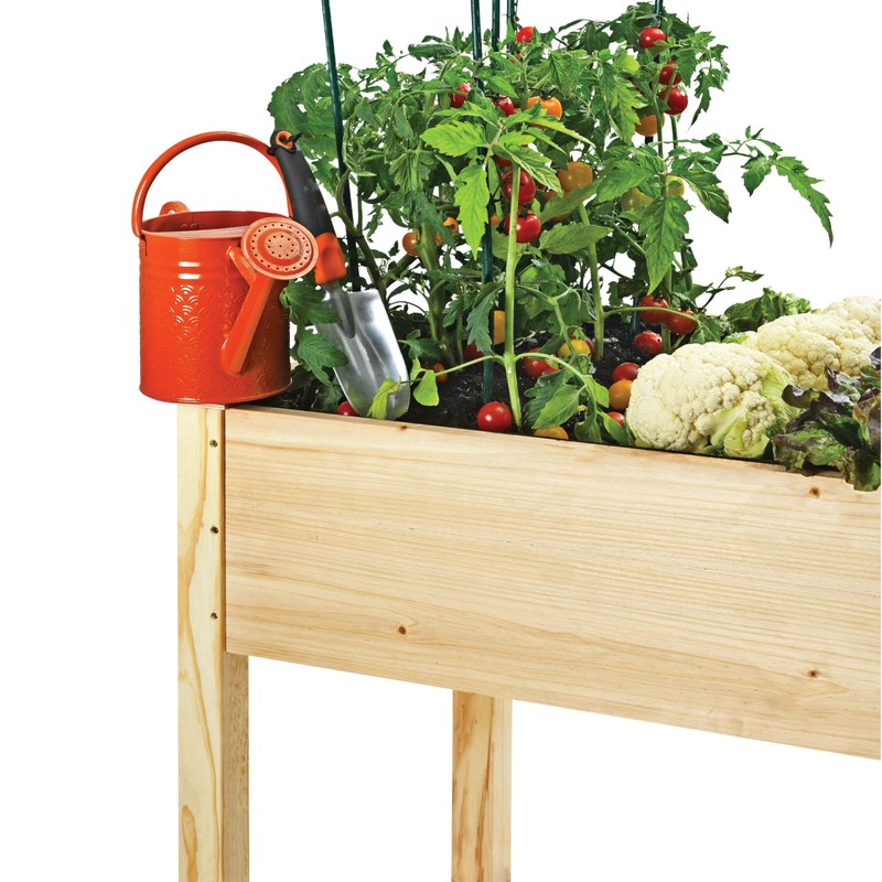 Maple99 Raised Garden Bed with Legs 48x24x30 - Natural Cedar
