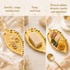 Gold Spoon Rest, Utensil Holder for Kitchen Counter and Stove