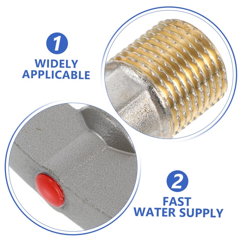 Operitacx High Flow Angle Valve Durable Shut Off Valve for