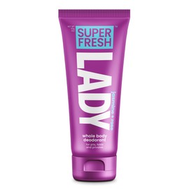 Super Fresh Co. Desodorante Corporal Super Fresh Lady Para Mujer. Loción En Polvo Sin Aluminio Para Zonas Íntimas Y Pliegues De La Piel. Controla El  