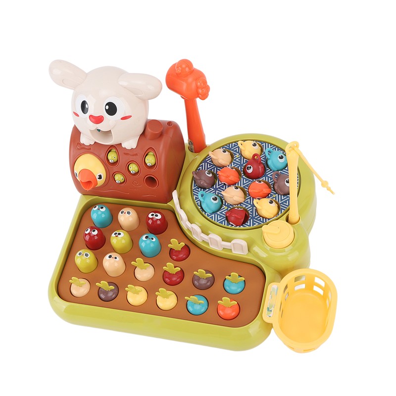 Whack Game 4 in 1 Multi Functional Toys Fishing Toy