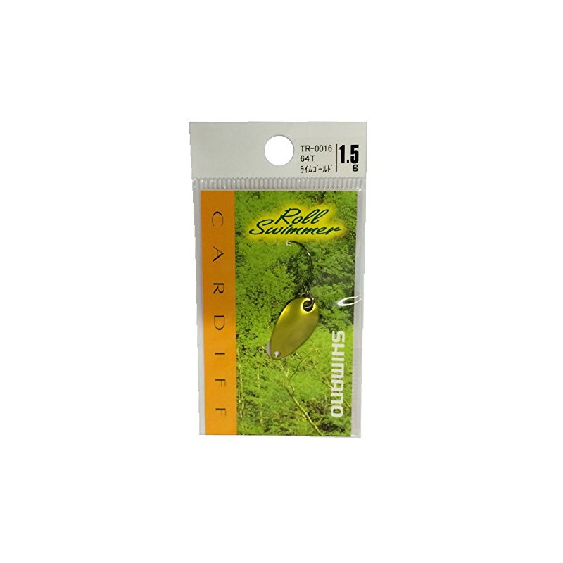 Shimano TR-0016 Spoon, Cardiff, Roll Swimmer, 0.05 oz (1.5 g),