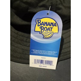 Banana Boat One Size Black Boonie Hat NWT UPF+50