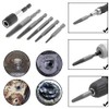 Kigauru 6Pcs Damaged Screw Extractor Set Steel Screw Remover 1/4