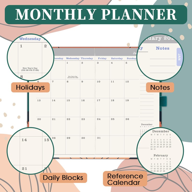 Pocket Diary 2025 - A6 Diary 2025 Week to View