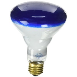 Westinghouse Lighting 0466800, 75 Watt, 130 Volt Blue Incandescent BR30 Light Bulb - 2000 Hours