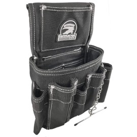 Professional Electrician's Mini Tool Pouch By Contractor Pro for Tool Belt Add On. Perfect for Additional Space for Carpenter, Electrician, Framer, Contractor