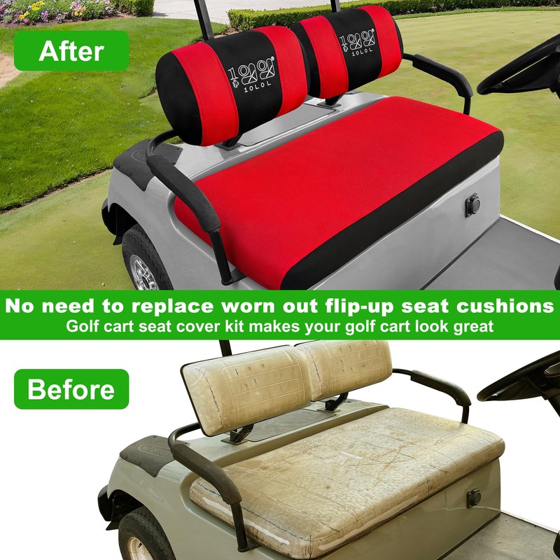 10L0L Golf Cart Front Seat Covers for Yamaha G2/G9/G16/G19/G22 &