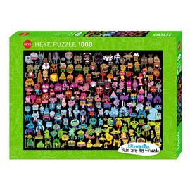 1000 Piece Heye Doodle Rainbow Puzzle