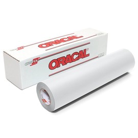 Roll of Matte Oracal 631 Removable Vinyl Works with All Vinyl Cutters - White - 12"x10FT