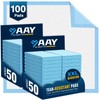 AAY Disposable Bed Pads 30"X36" (100pcs) Tear-Resistant Cloth Backing Underpads
