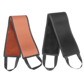 WOONEKY 2 Pack Self Tanning Back Applicator Handles Exfoliating Body Scrubber Lotion Back Applicator Set