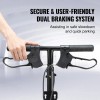 Knee Scooter Carbon Steel Folding Knee Walker Recovery Scooter 300LB