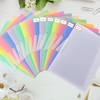 WOOWAIR Pack of 15 A4 Plastic File Folders A4 with
