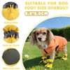 COYUN Pack of 4 Dog Shoes, Dog Boots, Paw Protection,