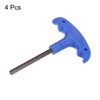 sourcing map 4pcs H6 T-Handle Hex Key Wrench 6mm S2