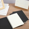 miikoul 100 Packs A5 Spiral Notebooks, Black Ruled Notebooks Bulk,