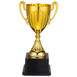 CLISPEED Champion League Trophy for Children, 19 cm Awards Trophy, Gold Reward Trophy, Winner Trophy, Trophy for Sports Competitions to Recognize Winners