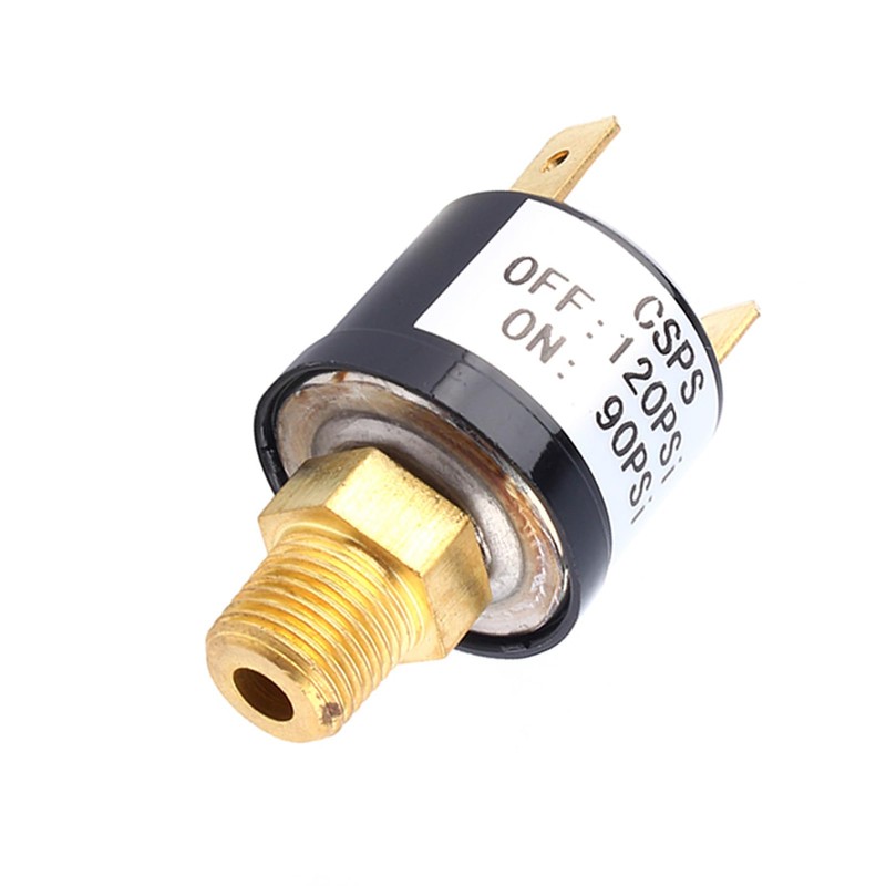 Luatoxry 90-120 PSI Air Pressure Switch, 1/8-27NPT Pressure Switch Replacement,