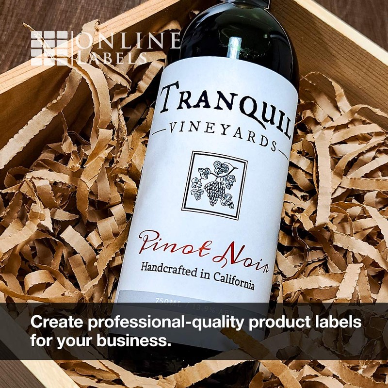 4.25 x 5.5 Rectangle Labels - Permanent, White Matte -