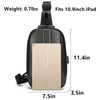 O-TBOST EVA Hard Shell Crossbody Sling Backpack for Men Anti-Theft