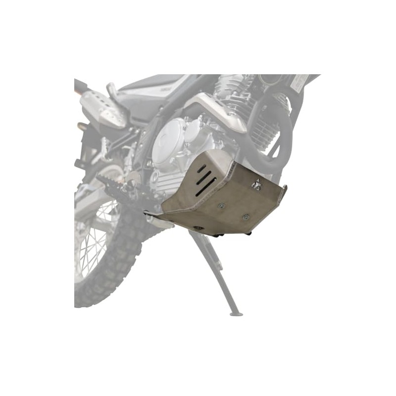 TUSK Aluminum Skid Plate Silver for Yamaha XT250 2008-2025