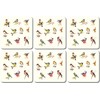 Garden Birds Melamine Coasters - Set 1, Pack of 6