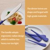 LKTDYMEG 20-Piece Blue Silverware Set 18/0 Stainless Steel Silverware Set