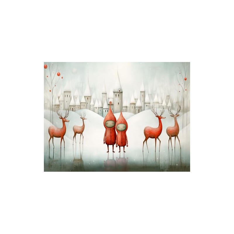 CALVENDO Puzzle Winter Calm | 1000 Pieces Size 25" x