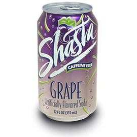 Shasta Grape Soda, 12-Ounce Cans (Pack of 24)