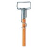 UNISAN Spring Grip Metal Head Mop Handle for Most Mop