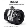 EVIL ENERGY 10AN Hose Finisher Clamp Aluminium Black for Stainless