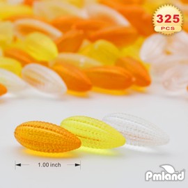 PMLAND Acrylic Season Autumn - 320+ Pieces Mini Corn Table Scatter Decoration and Ornaments for Fall Harvest Festival Holiday Party Events Home Decor