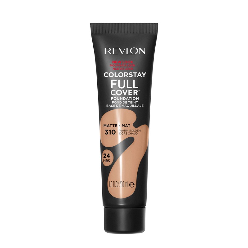 Revlon ColorStay Full Cover Foundation, Warm Golden, 1.0 Fluid Ounce