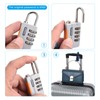 PATIKIL Luggage Cable Locks, 2 Pcs 4 Digit Combination Padlock