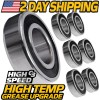 HD Switch (6) Blade Spindle Bearings fits Hustler Raptor SD