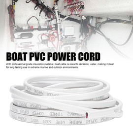 14 Gauge Marine Wire, 30ft 600V Water Proof Superior Conductivity OFC Marine Grade Wire Professional High Flexibility 14 AWG Electrical Wire for Boat Yacht Car RV Camping Trailer