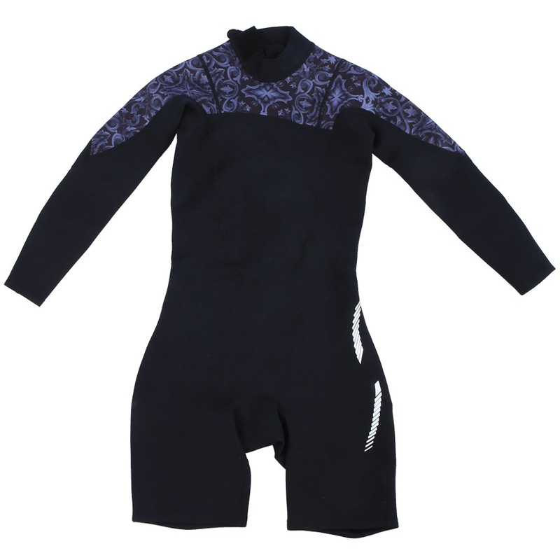 1.5MM Diving Onepiece Swimsuit Wetsuit Short Trousers for Snorkeling Surfing(Woman