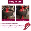 IWIWE Tire Changer Duck Head,Red Mount/Demount Head Compatible with Hunter