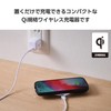 Elecom EC-QA27WF Wireless Charger, 10 W, Qi Standard Compatible, Desktop