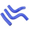 3PCS Silicone Radiator Coolant Hose Pipe Kit Stable Connection Leak